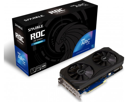 *ArcA770 Sparkle Arc A770 ROC Black 16GB GDDR6 (SA770R-16GOC)