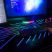 Gaming galds Deltaco Deltaco Gaming RGB-LED Tisch m. Glas/Kabelmanag./Headsetha