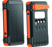 2GO 2GO Notfall-10000mAh Solar-& Handkurbel-Aufla.