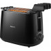 Philips Philips | Daily Collection Toaster | HD2583/90 | Number of slots 2 | Housing material Plastic | Black