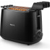 Philips Philips | Daily Collection Toaster | HD2583/90 | Number of slots 2 | Housing material Plastic | Black