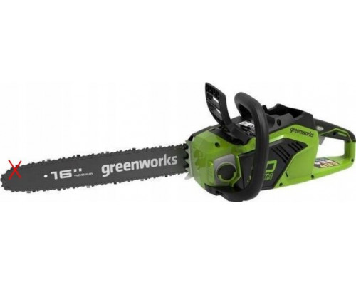 Greenworks 40V pilarka łańcuchowa 40 cm Greenworks GD40CS18K2X zestaw ładowarka + 2x aku 2Ah