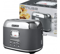 Muse Muse Power 1000 W | Number of slots 2 | Housing material Stainless Steel