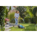 Gardena GARDENA Cordless Lawnmower PowerMax 30/18V P4A solo, 18V (black/turquoise, without battery and charger, POWER FOR ALL ALLIANCE)