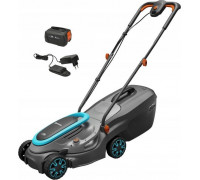 Gardena GARDENA Cordless Lawnmower PowerMax 32/18V P4A solo, 18V (black/grey, without battery and charger, POWER FOR ALL ALLIANCE)