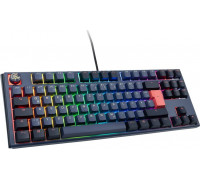 Ducky One 3 Cosmic Blue TKL Gaming Tastatur, RGB LED - MX-Ergo-Clear