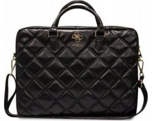 Guess Guess Quilted 4G Computer Bag - na notebooka 15" / 16" (black)