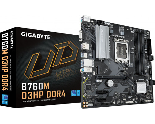 Gigabyte Gigabyte B760M D3HP DDR4             (B760,S1700,mATX,DDR4)