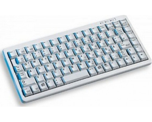 Cherry CHERRY Compact-Keyboard G84-4100 klawiatura USB + PS/2 AZERTY Szary