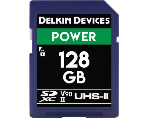 SD  Delkin Power 2000x SDXC 128 GB Class 10 UHS-II/U3 V90 (DDSDG2000128)