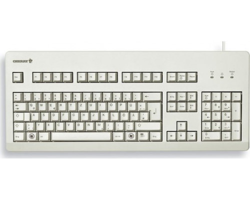 Cherry CHERRY G80-3000 klawiatura USB AZERTY Francuski Szary