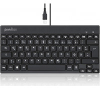 Perixx Perixx PERIBOARD-326 DE, Illuminated USB keyboard, wired, black