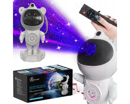ExtraLink EXTRALINK HOME ASTRONAUTA Z GŁOŚNIKIEM PROJEKTOR GWIAZD 05