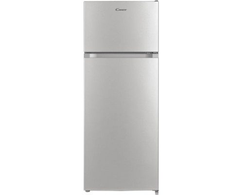 Candy Candy | Refrigerator | CDG1S514ES | Energy efficiency class E | Free standing | Double Door | Height 142.8 cm | Fridge net capacity 170 L | Freezer net capacity 41 L | 41 dB | Silver