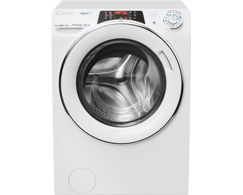 Candy Washing Machine with Dryer ROW 4966DWMC7-S Energy efficiency class D Front loading Washing capacity 9 kg 1400 RPM Depth 58 cm Width 60 cm Display TFT Drying system Drying capacity 6 kg Steam function White