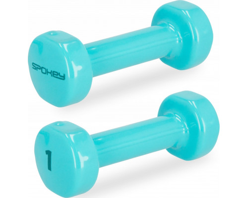 Spokey Dumbbells vinyl 2x 1 kg Spokey SHAPE