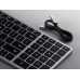 Satechi bezprzewodowa Satechi Slim X2 Bluetooth Backlit Keyboard space gray