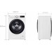 LG LG | Washing machine | F2WR508SWW | Energy efficiency class A-10% | Front loading | Washing capacity 8 kg | 1200 RPM | Depth 47.5 cm | Width 60 cm | Display | LED | Steam function | Direct drive | White