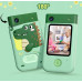 Xrec Aparat Cyfrowy 48mp Kamera 1080p Dla Dziecka Gry Latarka Mp3 Budzik Telefon / Bls-i9 / Green Dinozaur