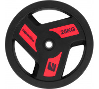 inSPORTline rubberized Herk 25kg 30mm - 9205