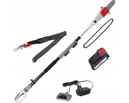 Ikra Mogatec IKRA ICPS2020 PODKRZESYWARKA PIŁA PILARKA PRZECINARKA AKUMULATOROWA NA WYSIĘGNIKU DO DREWNA GAŁĘZI 20 cm / 20 V 2,0 Ah PREMIUM OB-IKRICPS2020 EWIMAX - OFICJALNY DYSTRYBUTOR - AUTORYZOWANY DEALER IKRA