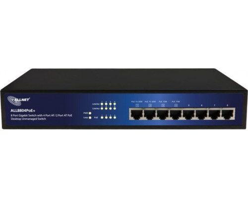 Switch Allnet 8P ALLNET ALL8804PoE+ POE+