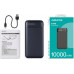 ADATA POWER BANK USB 10000MAH BLACK/PC100-14BK ADATA