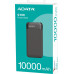 ADATA POWER BANK USB 10000MAH BLACK/PC100-14BK ADATA