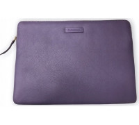 dbramante Paris - Pebbled full-grain leather sleeve for Laptop 15''/MacBook Pro 16" 2016 - Daybreak Purple