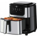 AEG AEG AF6-1-4ST, Hot air fryer, 3.5 L, 80 °C, 200 °C, Single, Black, Stainless steel