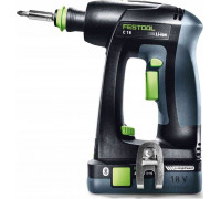 Festool Akumuliatorinis suktuvas-grežtuvas FESTOOL C 18 HPC 4,0 I-Set