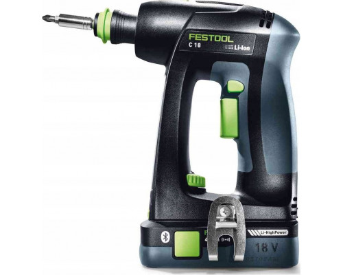 Festool Akumuliatorinis suktuvas-grežtuvas FESTOOL C 18 HPC 4,0 I-Set