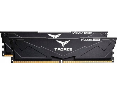 TeamGroup Team Group DDR5 64GB - 5200 - CL - 40 - Dual-Kit - DIMM - FLBD564G5200HC40CDC01, VULCAN, XMP, black