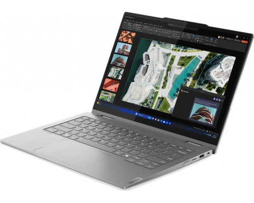 Laptop Lenovo Lenovo ThinkBook 14 2-in-1 G4 IML Intel Core Ultra 5 125U Hybryda (2w1) 35,6 cm (14") Ekran dotykowy WUXGA 16 GB DDR5-SDRAM 512 GB SSD Wi-Fi 6E (802.11ax) Windows 11 Pro Szary
