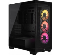 Corsair CORSAIR Geh Midi 3500X ARGB (Tempered Glass) Black