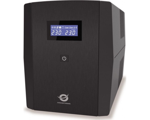 UPS Conceptronic Conceptronic ZEUS08EM charger UPS Technologia line-interactive 1,5 kVA 900 W 5 x gniazdo sieciowe