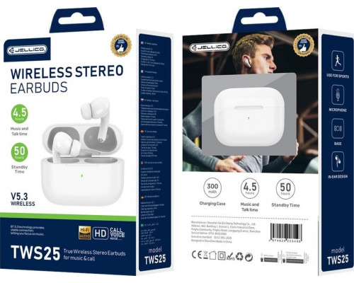 Jellico JELLICO wireless TWS25 White