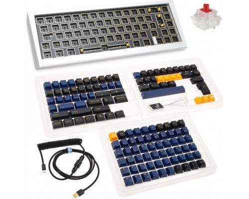 Ducky Ducky Outlaw 65 Gaming Keyboard, Barebone - Silver (ANSI)