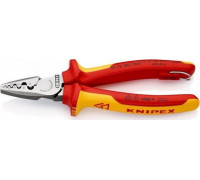 Knipex SZCZYPCE DO ZAGNIATANIA TULEJEK KABLOWYCH 180MM