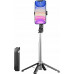 Selfie nūjiņa XO XO Selfie nūjiņa BT Tripods SS11 100cm, black