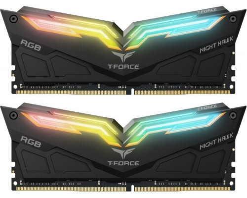 TeamGroup T-Force Night Hawk RGB Gen2, DDR4, 16 GB, 3600MHz, CL18 (TF14D416G3600HC18JDC01)