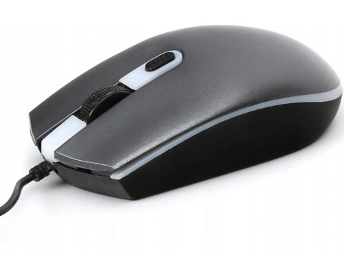 Microsoft OMEGA MYSZ MOUSE 1000/1600/2000 DPI RUBBER GRAY [45541]