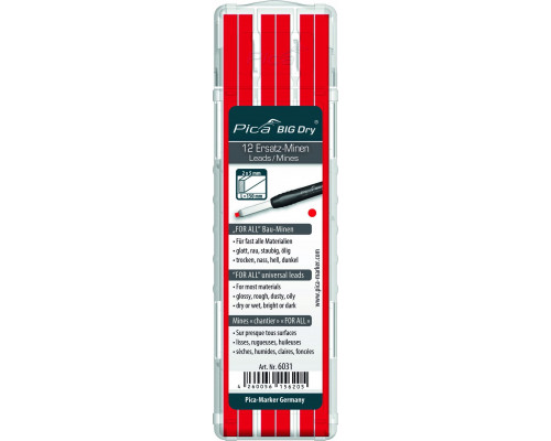 Pica-Marker Pica BIG DRY Lead Set FOR ALL red