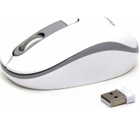 Omega OMEGA MYSZ BEZPRZEWODOWA MOUSE WIRELESS 1000/1200/1600 DPI WHITE-GREY [45862]