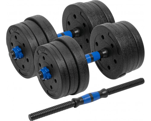 Rebel Dumbbells bituminous adjustable z łącznikiem 2x10kg REBEL ACTIVE