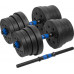 Rebel Dumbbells bituminous adjustable z łącznikiem 2x15kg REBEL ACTIVE