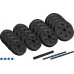 Rebel Dumbbells bituminous adjustable z łącznikiem 2x15kg REBEL ACTIVE