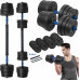 Rebel Dumbbells bituminous adjustable z łącznikiem 2x15kg REBEL ACTIVE