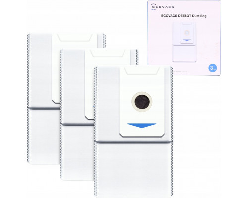 Hama ECOVACS Antybakteryjne 3l bags for dust for station T30 PRO OMNI/T30 OMNI 3 szt - DDB030031