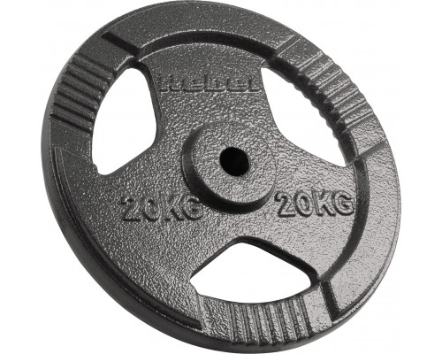 Rebel Čuguna slodze 20kg, caurums 31mm, disks ar rokturi, REBEL ACTIVE